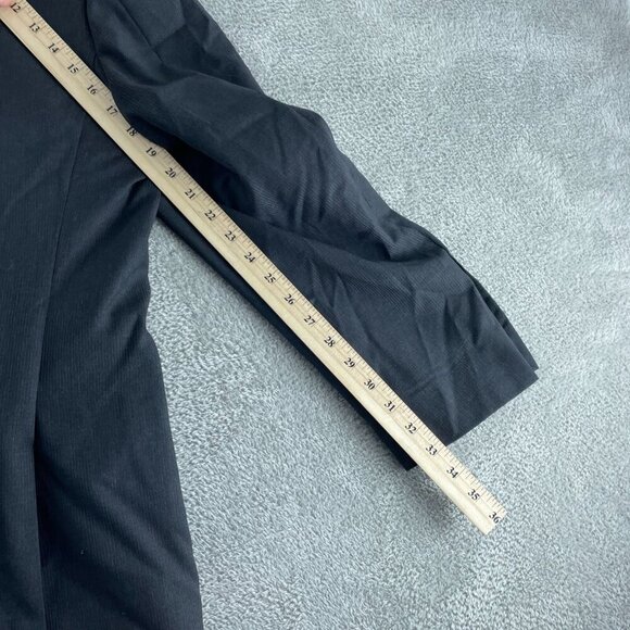 JOS. A. Bank 1905 Custom Made Mens Black Wool Blazer Jacket Size 48L 3722 - Picture 7 of 10